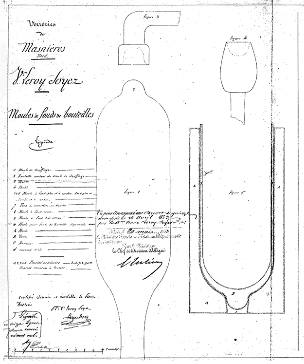 Dessin. Brevet Veuve Leroy-Soyer (détail).