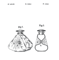 René Lalique, brevet Dessin. René Lalique, Brevet du 16 décembre 1911