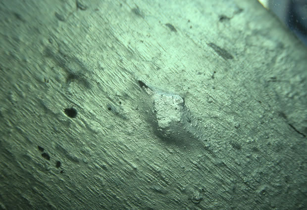 (Photographie) Détail face inférieure (Crédit DRASSM)