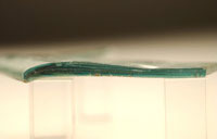 Section de verre à vitre à bord rentré (photographie)