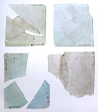 Photographie Harrie Spelmans, Erfgoedcentrum Tienen Les verres à vitres grugés de Tirlemont (photographie)