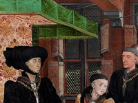 Enluminure : Chroniques de Hainaut, détail