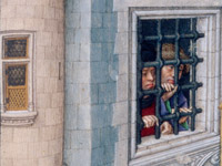 Enluminure : La Théséide, détail