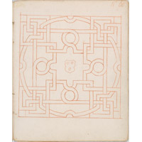 Drawing: pattern sheet with composition with angle bars