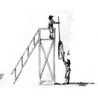 Engraving: swinging a cylinder of glass